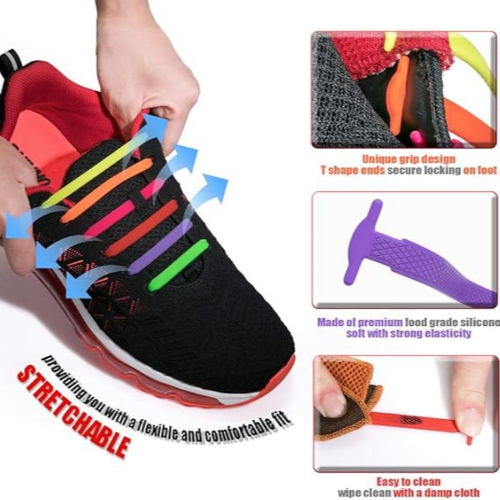 Everyday.Discount buy shoestrings shoe laces lazy not tying elastic silicon viral stretchy men's women's replacement shoestrings laces pinterest instagram youtube tiktok videos sports kids stretchable quick convenient durable shoe laces adults custom replacement custom color lasting shoe laces fashionable enthusiasts musthave hiking exclusive laces