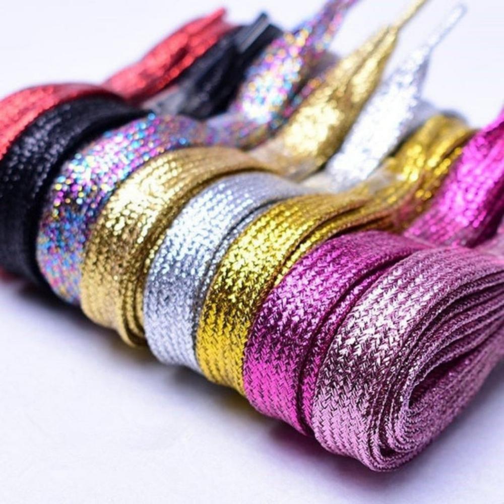 Everyday.Discount buy shoelaces colorful lurex laces women's kids usa stylish everyday formal shoes stretchable convenient colorful sustainable affordable price solid colors diy shoe strings instagram tiktok youtube videos starry night reflective luminous fashionista holographic laces onlineshopping musthave charm funny candy colors holographic laces 
