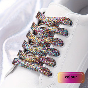 Everyday.Discount buy shoelaces colorful lurex laces women's kids usa stylish everyday formal shoes stretchable convenient colorful sustainable affordable price solid colors diy shoe strings instagram tiktok youtube videos starry night reflective luminous fashionista holographic laces onlineshopping musthave charm funny candy colors holographic laces 