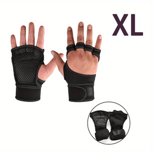 Everyday.Discount buy sports gloves halffinger nonskid bodybuilding antislip gym gloves workouts exercise gymnastic handglove hand palm breathable hand protection crossfits instagram tiktok youtube videos sports wrist glove dumbbell cycle crossfits powerlifting weightlifting fitness gloves online shopping men's exercise women's versatile protection