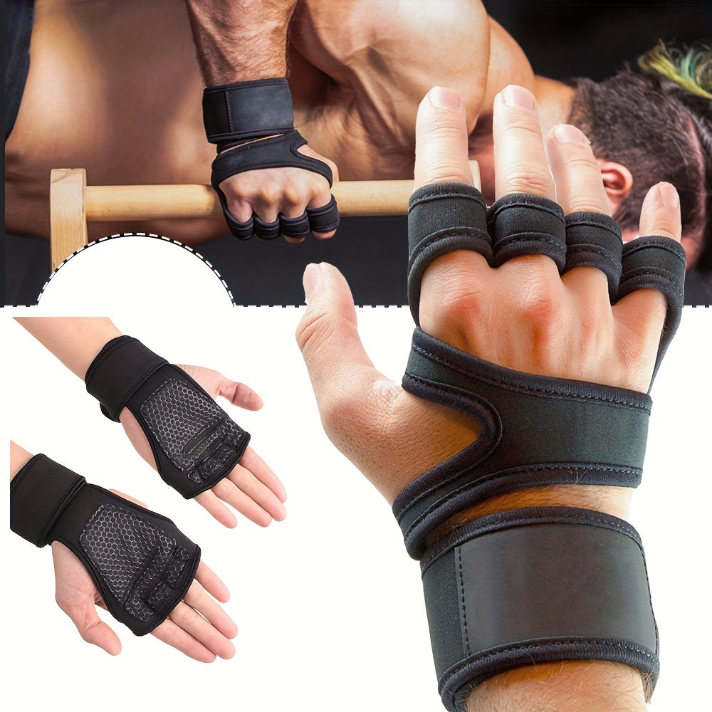 Everyday.Discount buy sports gloves halffinger nonskid bodybuilding antislip gym gloves workouts exercise gymnastic handglove hand palm breathable hand protection crossfits instagram tiktok youtube videos sports wrist glove dumbbell cycle crossfits powerlifting weightlifting fitness gloves online shopping men's exercise women's versatile protection