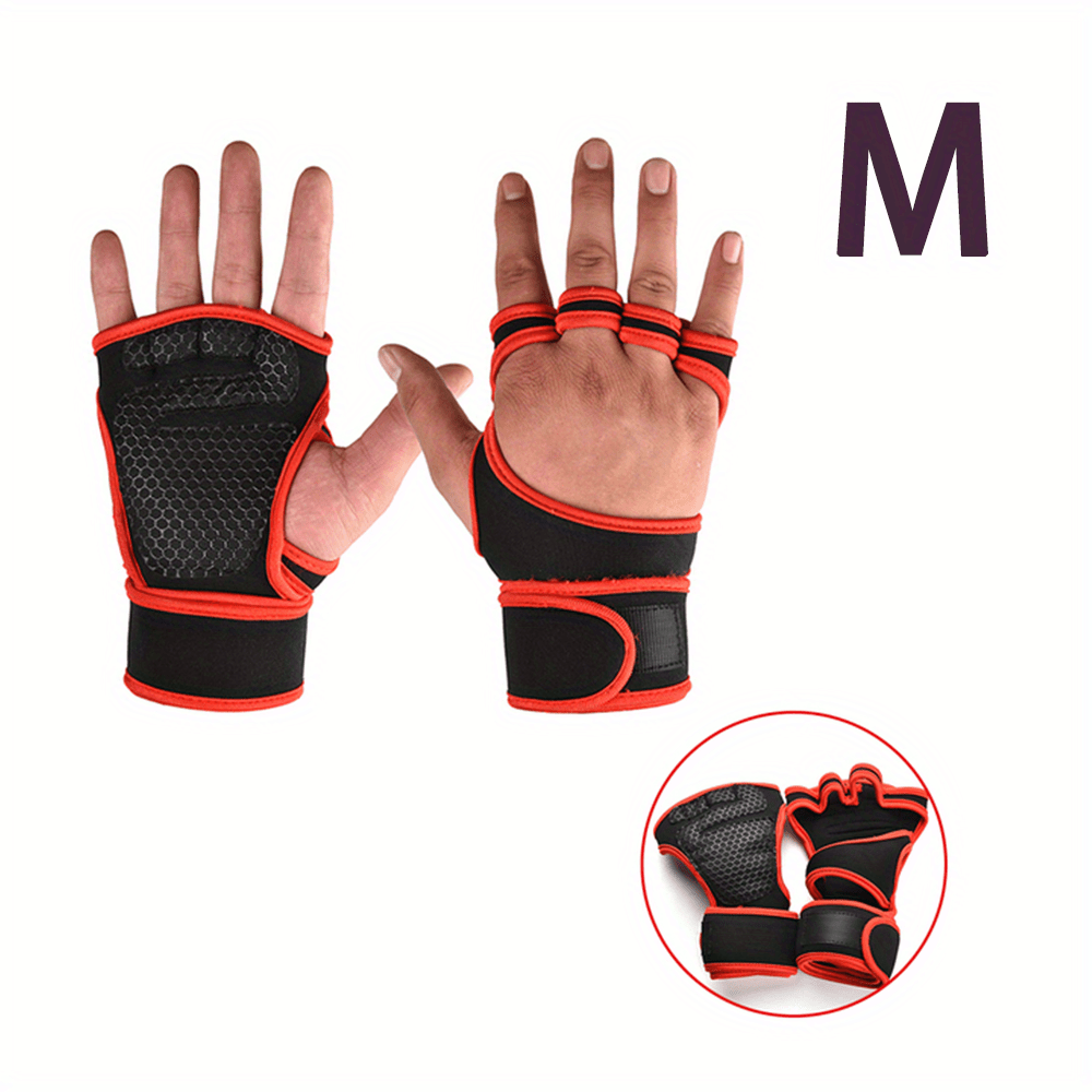 Everyday.Discount buy sports gloves halffinger nonskid bodybuilding antislip gym gloves workouts exercise gymnastic handglove hand palm breathable hand protection crossfits instagram tiktok youtube videos sports wrist glove dumbbell cycle crossfits powerlifting weightlifting fitness gloves online shopping men's exercise women's versatile protection