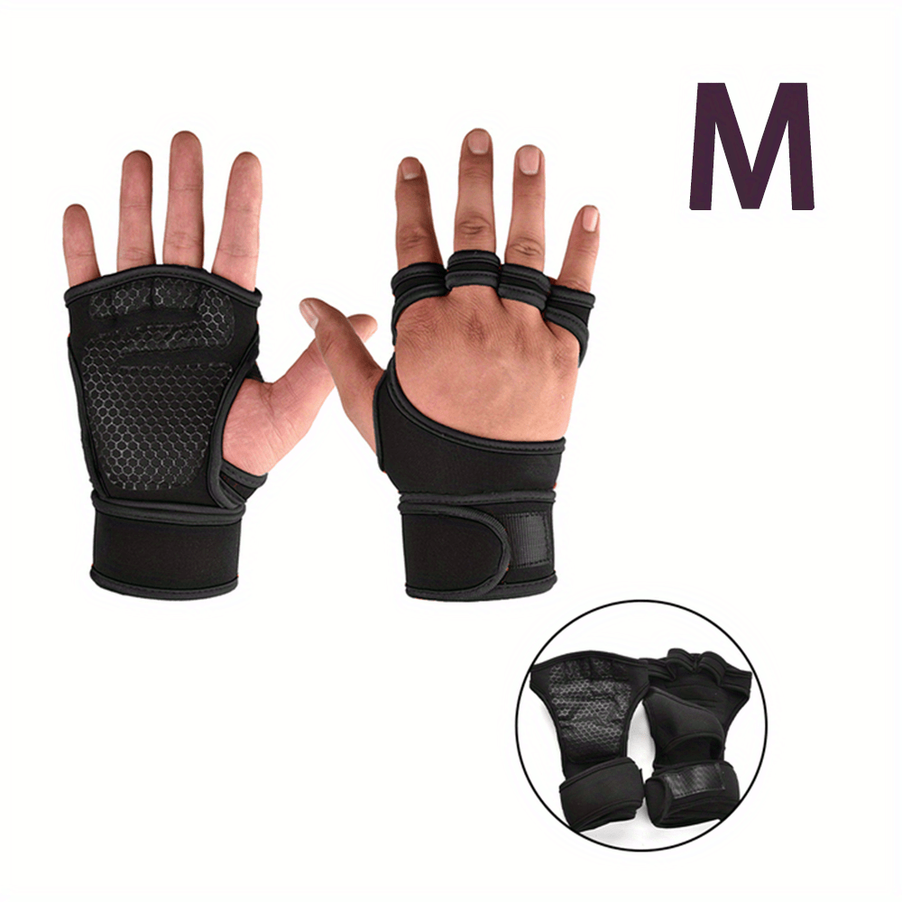 Everyday.Discount buy sports gloves halffinger nonskid bodybuilding antislip gym gloves workouts exercise gymnastic handglove hand palm breathable hand protection crossfits instagram tiktok youtube videos sports wrist glove dumbbell cycle crossfits powerlifting weightlifting fitness gloves online shopping men's exercise women's versatile protection