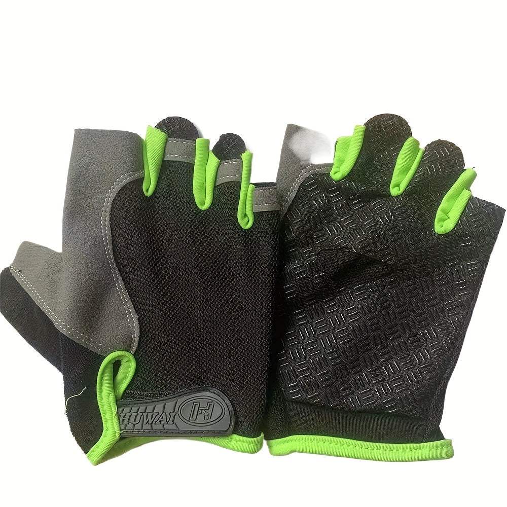Everyday.Discount buy sports halffinger gloves unisex anti-slip sweat breathable women sportsgirl sporting men's finger mittens gloves instagram tiktok youtube videos outdoors  outdoors mittens cycling thermal outside hiking motorcycling synthetics washable sports  amphibious bicycle onlineshopping sportgloves everyday diy workout youth sportsman's