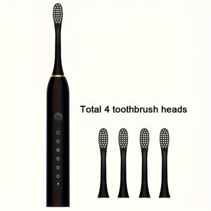 Everyday.Discount buy ultrasonic tooth brushes wireless charging oral dental toothbrush DIY dental cleaning instagram tiktok youtube videos viral teeth whitening magic vibration sensitive bristle wireless connectivity technology oral hygiene healthcare sonicare tartar stain removal toothcare onlineshopping fashionista travel whitening brushheads included 
