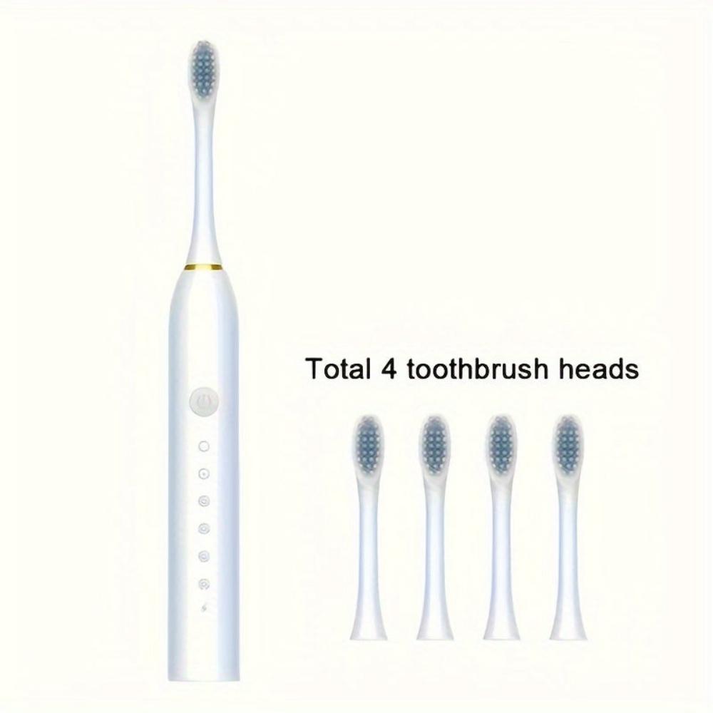 Everyday.Discount buy ultrasonic tooth brushes wireless charging oral dental toothbrush DIY dental cleaning instagram tiktok youtube videos viral teeth whitening magic vibration sensitive bristle wireless connectivity technology oral hygiene healthcare sonicare tartar stain removal toothcare onlineshopping fashionista travel whitening brushheads included 