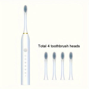 Everyday.Discount buy ultrasonic tooth brushes wireless charging oral dental toothbrush DIY dental cleaning instagram tiktok youtube videos viral teeth whitening magic vibration sensitive bristle wireless connectivity technology oral hygiene healthcare sonicare tartar stain removal toothcare onlineshopping fashionista travel whitening brushheads included 