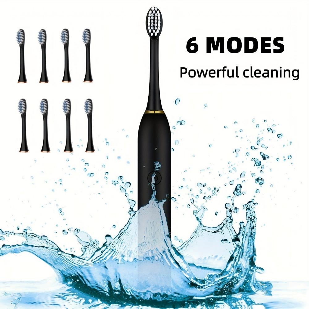 Everyday.Discount buy ultrasonic tooth brushes wireless charging oral dental toothbrush DIY dental cleaning instagram tiktok youtube videos viral teeth whitening magic vibration sensitive bristle wireless connectivity technology oral hygiene healthcare sonicare tartar stain removal toothcare onlineshopping fashionista travel whitening brushheads included 