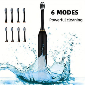 Everyday.Discount buy ultrasonic tooth brushes wireless charging oral dental toothbrush DIY dental cleaning instagram tiktok youtube videos viral teeth whitening magic vibration sensitive bristle wireless connectivity technology oral hygiene healthcare sonicare tartar stain removal toothcare onlineshopping fashionista travel whitening brushheads included 