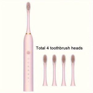 Everyday.Discount buy ultrasonic tooth brushes wireless charging oral dental toothbrush DIY dental cleaning instagram tiktok youtube videos viral teeth whitening magic vibration sensitive bristle wireless connectivity technology oral hygiene healthcare sonicare tartar stain removal toothcare onlineshopping fashionista travel whitening brushheads included 