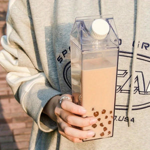 Everyday.Discount buy transparent milk boxes cold fruits drinkings replacement squared packaging eco friendly instagram tiktok youtube videos clear milk juice kitchen leakproof  refrigirator milkbox reusable innovative environmentally solutions compostable clear milk biodegradable organizer onlineshopping explore magic influencer travel outdoors carton