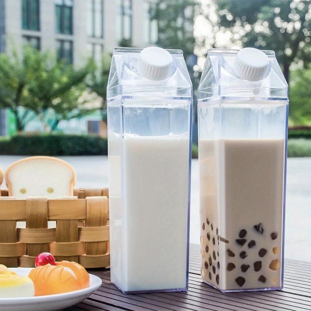 Everyday.Discount buy transparent milk boxes cold fruits drinkings replacement squared packaging eco friendly instagram tiktok youtube videos clear milk juice kitchen leakproof  refrigirator milkbox reusable innovative environmentally solutions compostable clear milk biodegradable organizer onlineshopping explore magic influencer travel outdoors carton