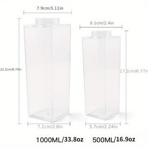 Everyday.Discount buy transparent milk boxes cold fruits drinkings replacement squared packaging eco friendly instagram tiktok youtube videos clear milk juice kitchen leakproof  refrigirator milkbox reusable innovative environmentally solutions compostable clear milk biodegradable organizer onlineshopping explore magic influencer travel outdoors carton