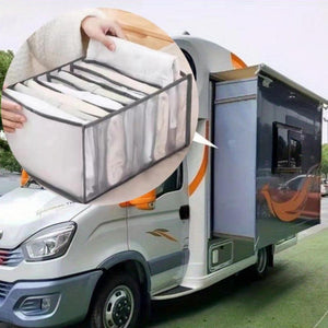 Everyday.Discount buy clothing handkerchief underwear drawer wardrobe organizer ties panties bra scarfs laundry dividers underwear shields efficient space-saving mesh cloth drawers housekeeping solutions instagram tiktok youtube videos magic clothes foldable compartment divider popular onlineshopping customers favorites compartment holders