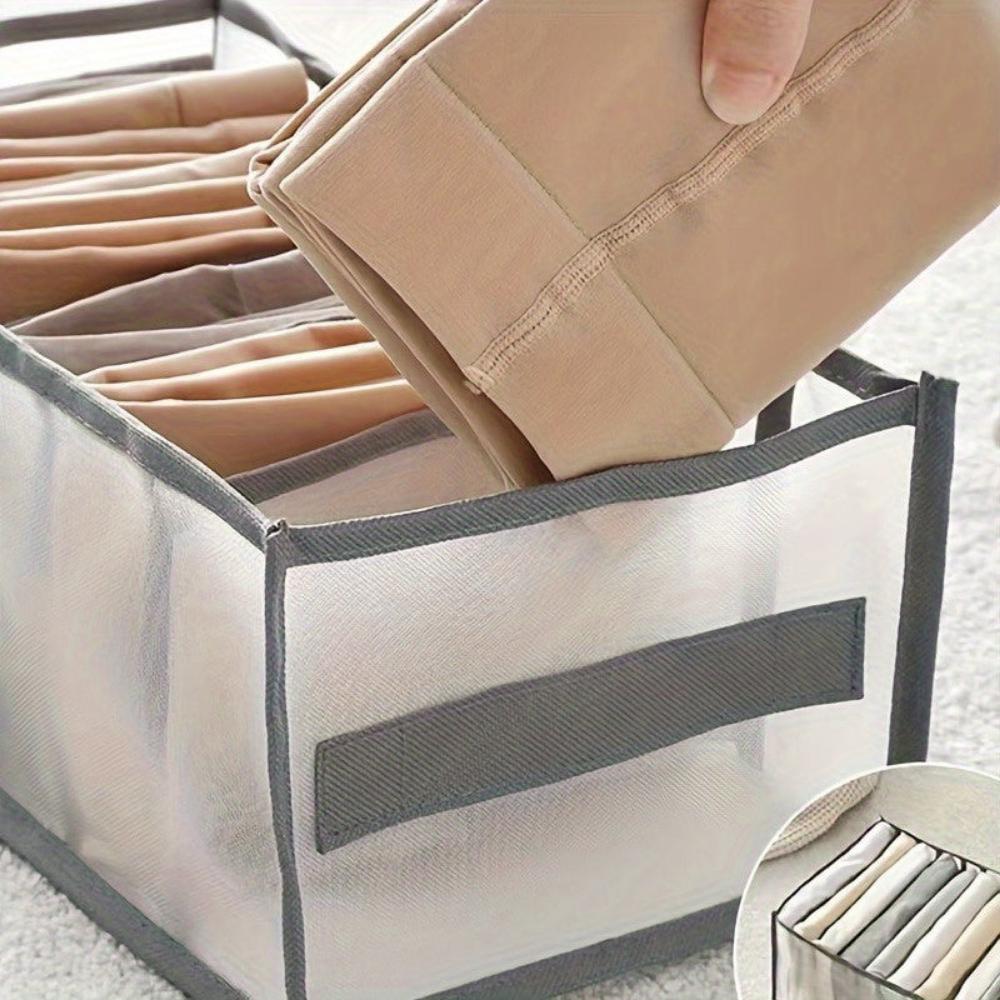 Everyday.Discount buy clothing handkerchief underwear drawer wardrobe organizer ties panties bra scarfs laundry dividers underwear shields efficient space-saving mesh cloth drawers housekeeping solutions instagram tiktok youtube videos magic clothes foldable compartment divider popular onlineshopping customers favorites compartment holders