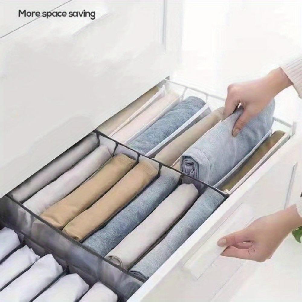 Everyday.Discount buy clothing handkerchief underwear drawer wardrobe organizer ties panties bra scarfs laundry dividers underwear shields efficient space-saving mesh cloth drawers housekeeping solutions instagram tiktok youtube videos magic clothes foldable compartment divider popular onlineshopping customers favorites compartment holders