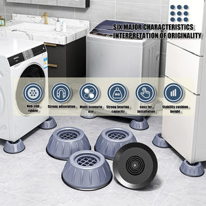 Everyday.Discount buy feet dampener washmachine tumble dryers reduce vibration foot silent vibration noise pollution movement pads reduce refrigerator walking washmachine adjustable absorbing pads freezers while cooling noise pollutions household appliances instagram tiktok youtube videos onlineshopping innovative safety absorption dampeners