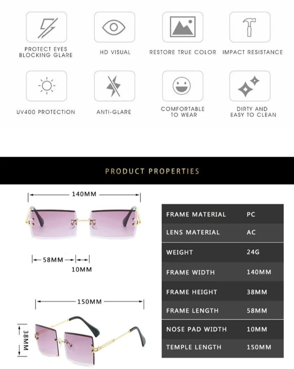Everyday.Discount buy women fashionable sunglasses onlineshopping polarized women uv protection eyewear eyefashion summer vacation traveling sun shades car night vision beautiful driving glasses frameless transparent rimless polarized shade fashionista style  explore instagram tiktok youtube videos minimalistic stylish narrow glasses onlineshop
