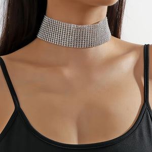 Everyday.Discount buy women's diamond collars zircon inlay crystal stone choker tiktok instagram youtube videos women fasionista rhinestone multilayer choker cute necklaces around neck fashionable dream collar cubic zircon stones crystals collar onlineshopping  feminine dazzling summer bombshell necklace jewelry beautiful inspiration viral chokers