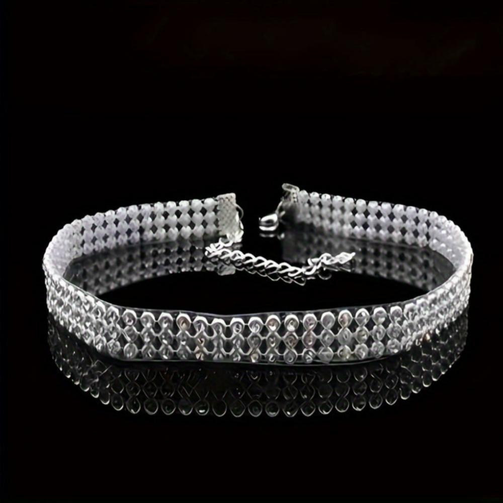 Everyday.Discount buy women's diamond collars zircon inlay crystal stone choker tiktok instagram youtube videos women fasionista rhinestone multilayer choker cute necklaces around neck fashionable dream collar cubic zircon stones crystals collar onlineshopping  feminine dazzling summer bombshell necklace jewelry beautiful inspiration viral chokers