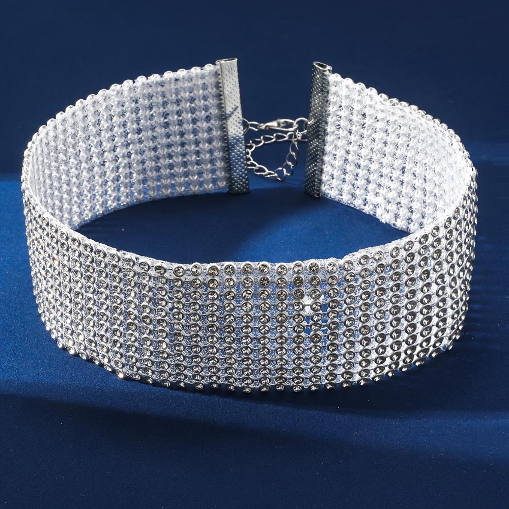 Everyday.Discount buy women's diamond collars zircon inlay crystal stone choker tiktok instagram youtube videos women fasionista rhinestone multilayer choker cute necklaces around neck fashionable dream collar cubic zircon stones crystals collar onlineshopping  feminine dazzling summer bombshell necklace jewelry beautiful inspiration viral chokers