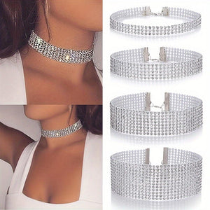 Everyday.Discount buy women's diamond collars zircon inlay crystal stone choker tiktok instagram youtube videos women fasionista rhinestone multilayer choker cute necklaces around neck fashionable dream collar cubic zircon stones crystals collar onlineshopping  feminine dazzling summer bombshell necklace jewelry beautiful inspiration viral chokers