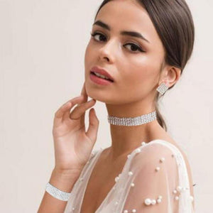 Everyday.Discount buy women's diamond collars zircon inlay crystal stone choker tiktok instagram youtube videos women fasionista rhinestone multilayer choker cute necklaces around neck fashionable dream collar cubic zircon stones crystals collar onlineshopping  feminine dazzling summer bombshell necklace jewelry beautiful inspiration viral chokers