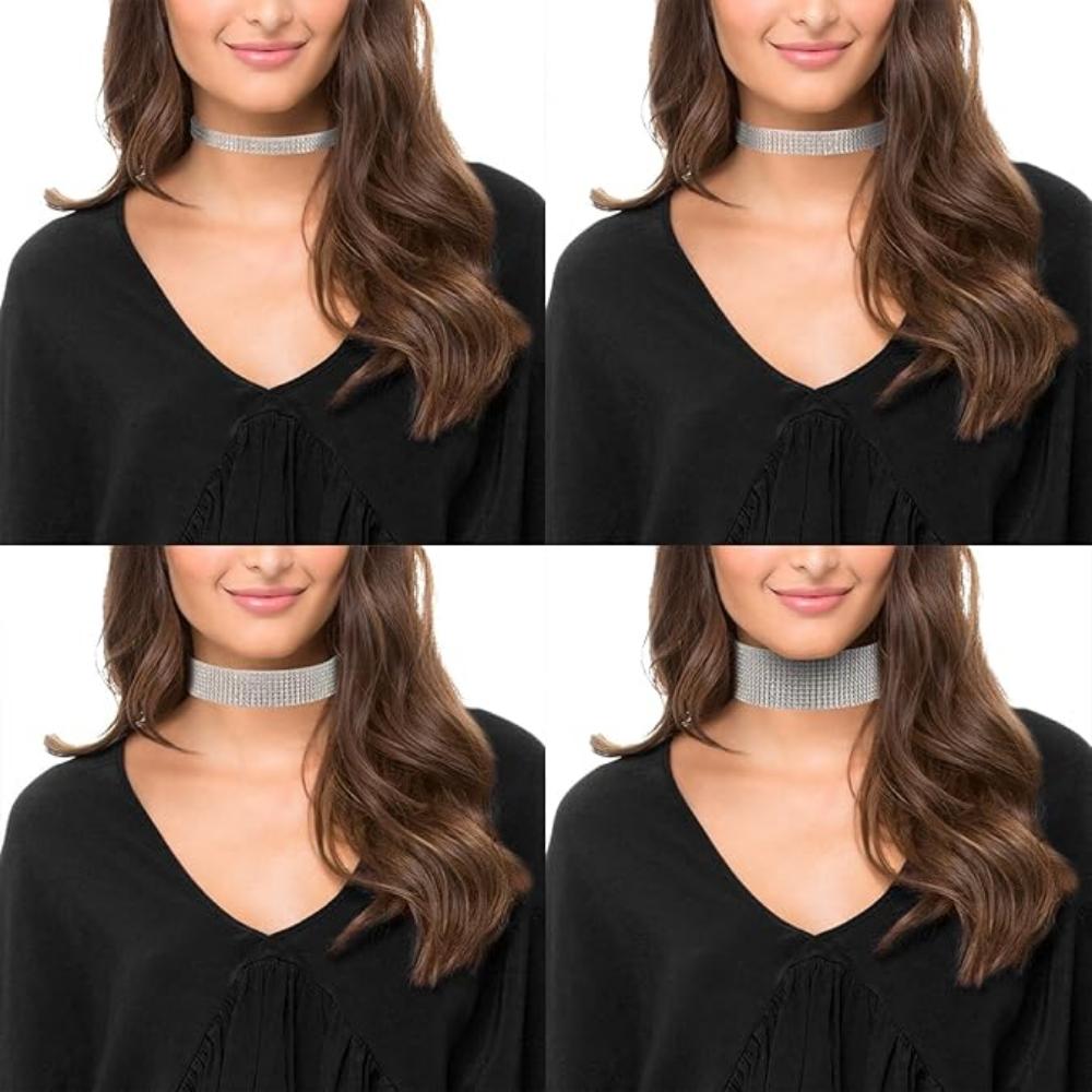 Everyday.Discount buy women's diamond collars zircon inlay crystal stone choker tiktok instagram youtube videos women fasionista rhinestone multilayer choker cute necklaces around neck fashionable dream collar cubic zircon stones crystals collar onlineshopping  feminine dazzling summer bombshell necklace jewelry beautiful inspiration viral chokers