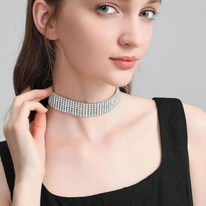 Everyday.Discount buy women's diamond collars zircon inlay crystal stone choker tiktok instagram youtube videos women fasionista rhinestone multilayer choker cute necklaces around neck fashionable dream collar cubic zircon stones crystals collar onlineshopping  feminine dazzling summer bombshell necklace jewelry beautiful inspiration viral chokers