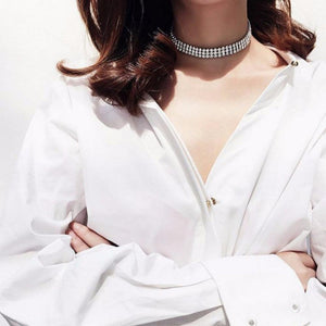 Everyday.Discount buy women's diamond collars zircon inlay crystal stone choker tiktok instagram youtube videos women fasionista rhinestone multilayer choker cute necklaces around neck fashionable dream collar cubic zircon stones crystals collar onlineshopping  feminine dazzling summer bombshell necklace jewelry beautiful inspiration viral chokers
