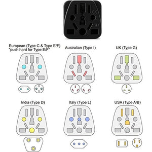 Everyday.Discount buy world travel powering plugs american vacation plugs wall phone chargers connection travel electrical international summer holiday world plugs universal applicable travelplug instagram tiktok youtube videos influencer charger travel powering converting phone charging transformer onlineshopping viral fashionista funny essentials