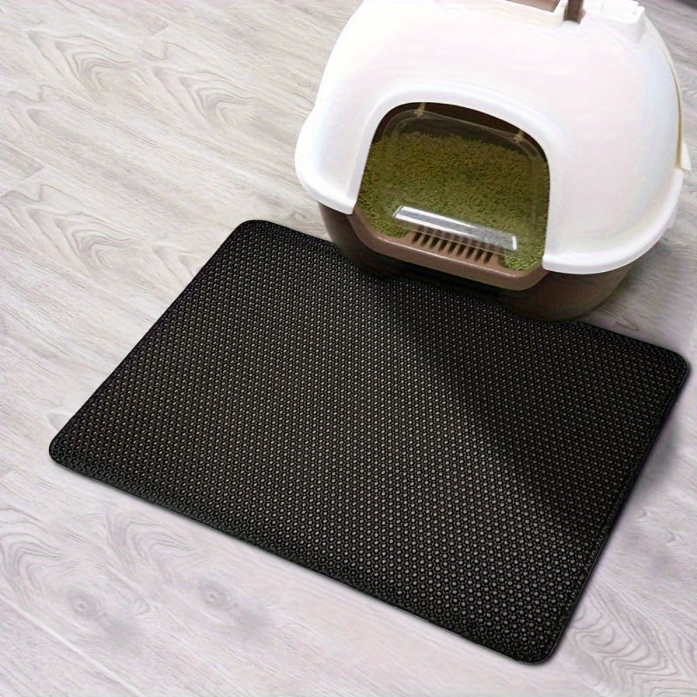 Everyday.Discount buy cat littermat cat stepout catlitter catching grate foldable pinterest cat litterbox littermat doubled layer not toxic foldable walkoff not slippy easily cleanings catches litter tiktok youtube videos cat interior indoors interior walkoff cat litter doormats instagram petshop onlineshop everyday.discount everyday fast shipping quality littermat
