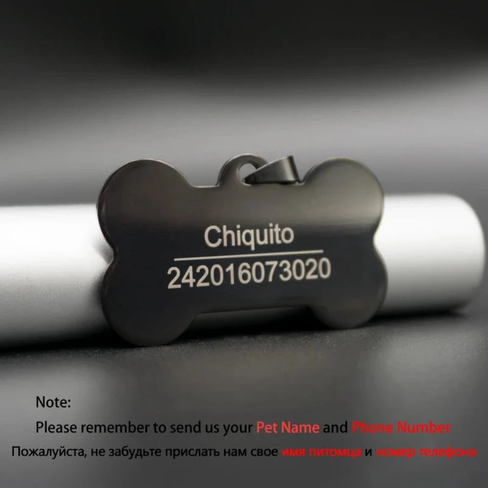 Everyday.Discount buy cats dogs custom i.d.tag personalised engraved nameplate tiktok youtube videos fish bone shaped i.d.tag keychain stainless pendants custom pet's collar decoration i.d. engraved nametag instagram influencer keyring sos verification pendants personalized petshop everyday.discount free.shipping petmart dogs cats gravierte bone