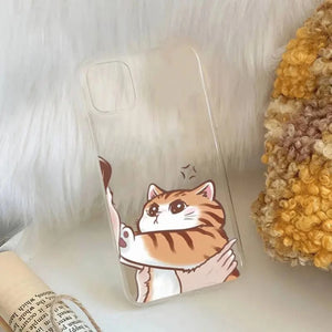 Everyday.Discount buy iphone phonecase transparent cute funny cat illustration iphones explore onlineshopping viral apple phonecase phone coverage tiktok youtube instagram videos iphone's wireless charging apple vegan covering unique styles phonecase stylish smooth beautiful cute protection prevent scratches travel dirt resistant recyclable world
