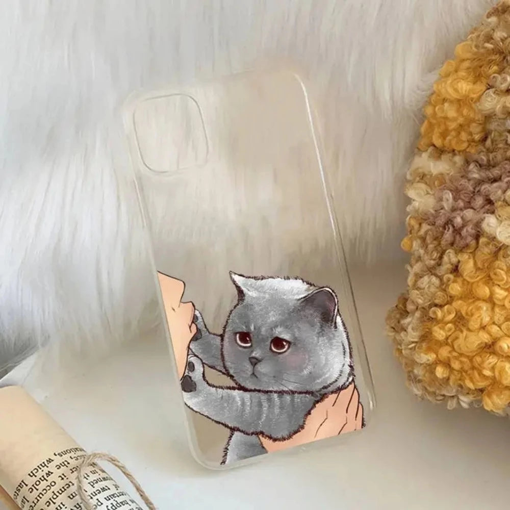 Everyday.Discount buy iphone phonecase transparent cute funny cat illustration iphones explore onlineshopping viral apple phonecase phone coverage tiktok youtube instagram videos iphone's wireless charging apple vegan covering unique styles phonecase stylish smooth beautiful cute protection prevent scratches travel dirt resistant recyclable world