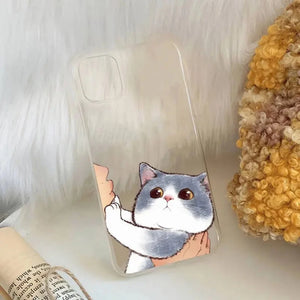 Everyday.Discount buy iphone phonecase transparent cute funny cat illustration iphones explore onlineshopping viral apple phonecase phone coverage tiktok youtube instagram videos iphone's wireless charging apple vegan covering unique styles phonecase stylish smooth beautiful cute protection prevent scratches travel dirt resistant recyclable world