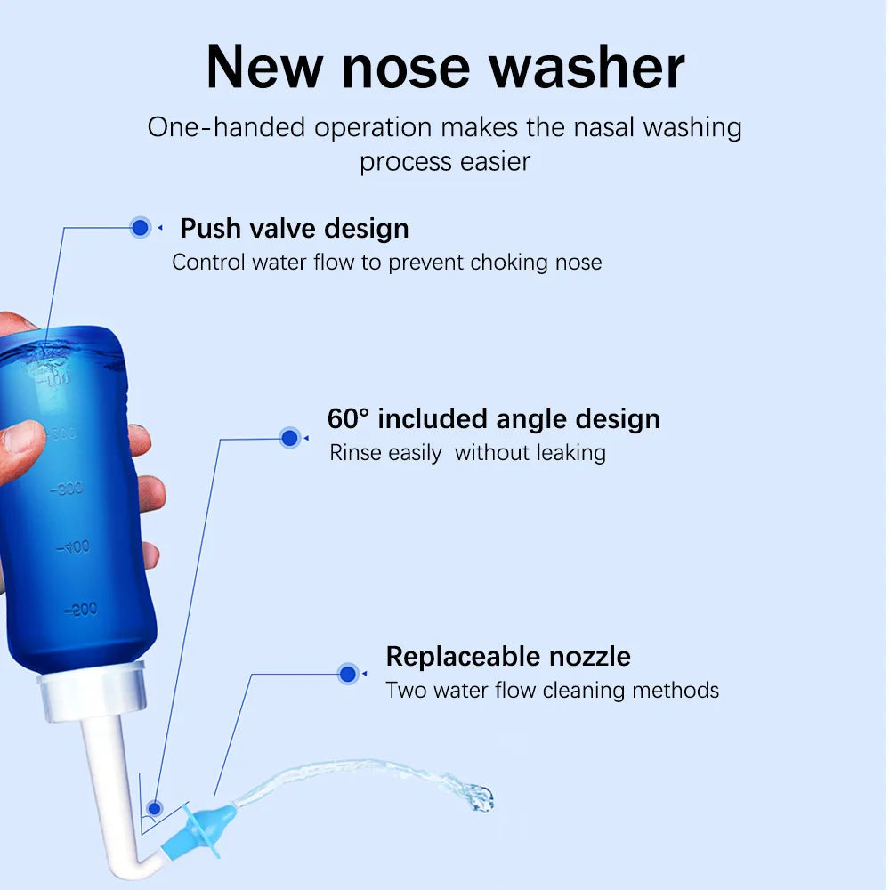 Everyday.Discount buy nose cleaners pinterest nasal sprayer refillable bottle nasal cavity sinuses cleaners facebookvs women men's nose wash cleaners tiktok youtube videos nasal devices nostrils sinuses cavities solutions instagram headache allergies pain relief prevents infection nose saltwater medical nasal salt pressures sprayers irrigation salwater stuffy nose wash throat cleaners solutions everyday free.shipping 