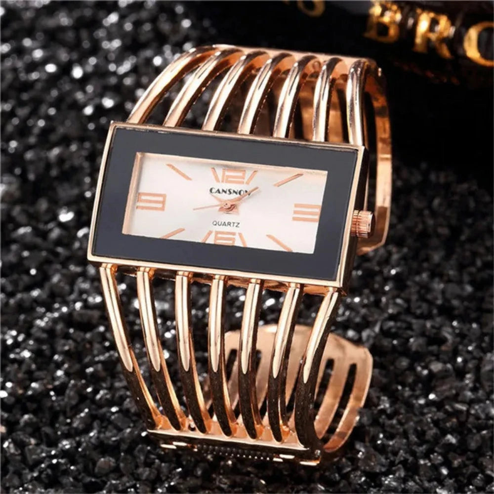 Everyday.Discount women watch rosegold silver goldcolor exquisite bracelets watch 