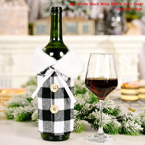 Buy christmas winebottles covering decoration pinterest merry christmas shields noel xmas tables decoration facebookvs christmas table deco gifts tiktok youtube videos wine bottles wintertime elegance bottles shields instagram holiday cute santas reindeer charms animals noel santa everyday fast free.shipping shoponline whimsical assortment festive decoration