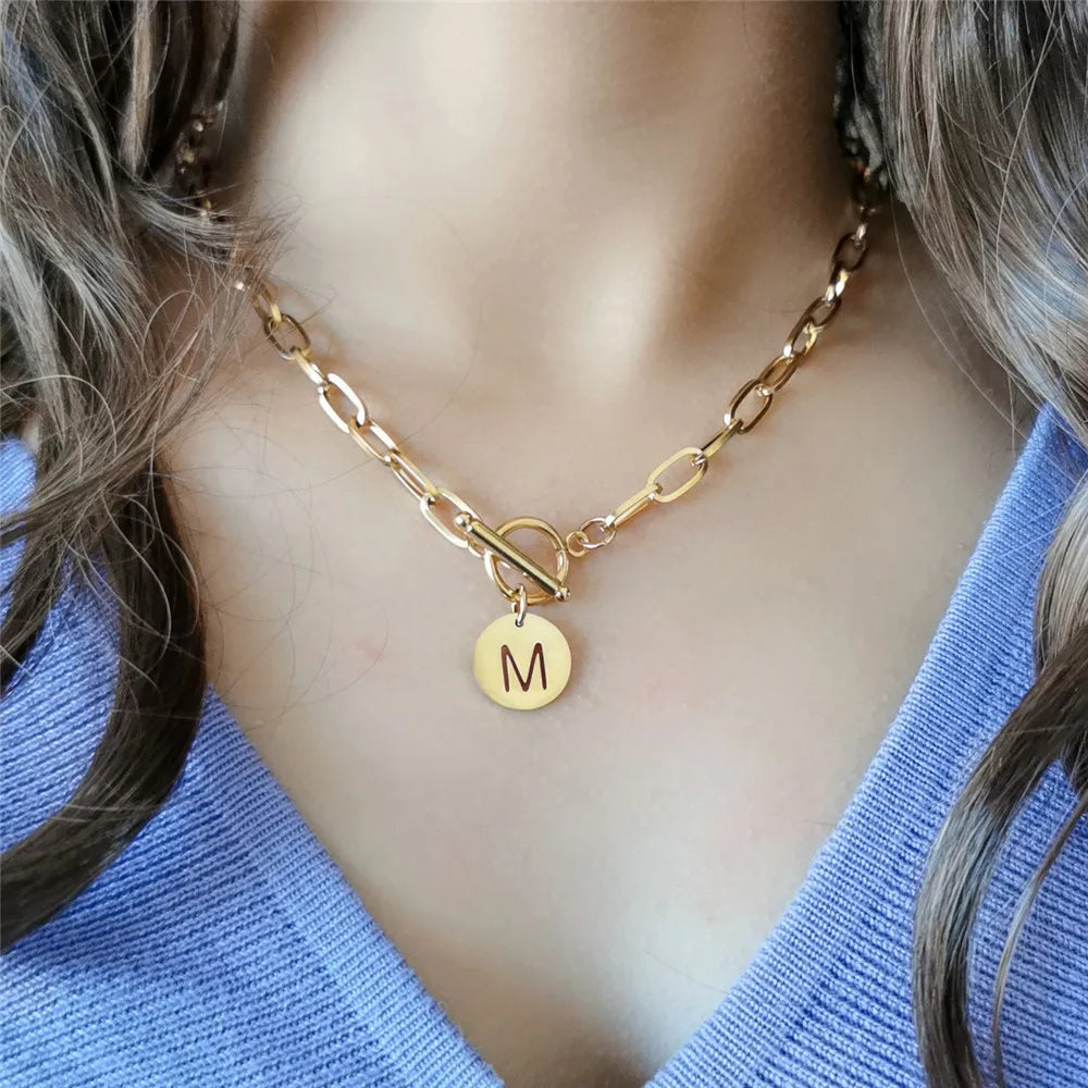 Everyday.Discount buy women's initial pendants necklaces facebookvs alphabet initials pendants goldcolor collar tiktok youtube videos personalised jewelry necklace quality price jewellery instagram women fashionable everyday wear multilayer dazzling bombshell initial pendants collar pinterest alphabet necklace nearme summer promoção influencer linked'in closure around neck chains fashionblogger jewelry everyday free.shipping 