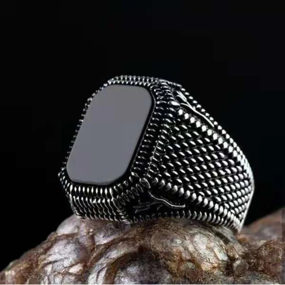 buy men's fashionable rings handcrafted antique silver color religious matted moonstone    jewellery everyday street wear celtic meteorit opal inlay rings fashionable hypoallergenic handcrafted unique jewelry hypoallergenic streetwear old style silver color artificial rings everyday fast free.shipping jewellery saleprices everyday.discount instagram pinterest 