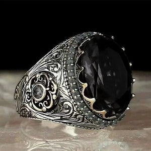 buy men's fashionable rings handcrafted antique silver color religious matted moonstone    jewellery everyday street wear celtic meteorit opal inlay rings fashionable hypoallergenic handcrafted unique jewelry hypoallergenic streetwear old style silver color artificial rings everyday fast free.shipping jewellery saleprices everyday.discount instagram pinterest 