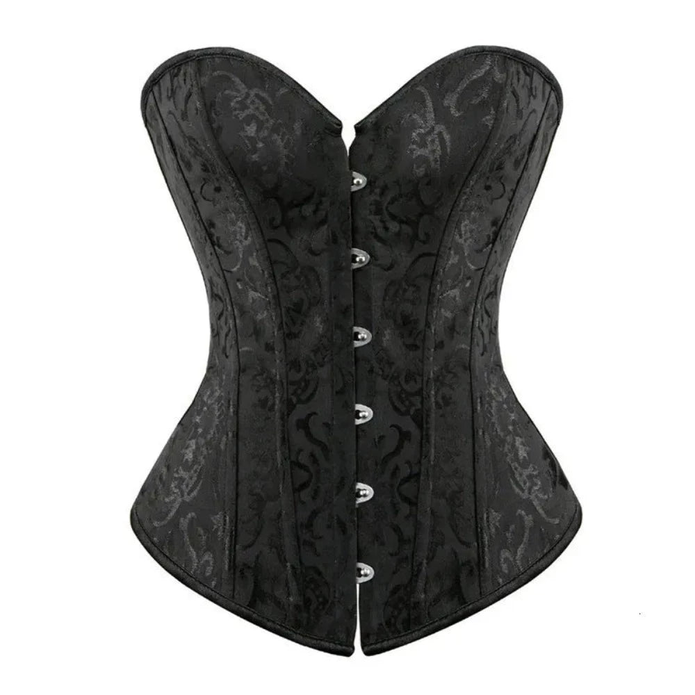 women corsets dark gothic everyday streetwear overbust leather corset ✈️ free.shipping