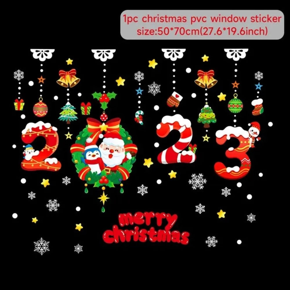 Everyday.Discount buy windows xmas decals merry christmas santa snowman wallstickers pinterest glass window merry xmas adhesive snowflakes facebookvs santa bears snowman electro statical wintertime cling tiktok youtube videos windowsticker instagram influencers xmas crafts interior christmas decoration nearme everyday free.shipping everyday.discount