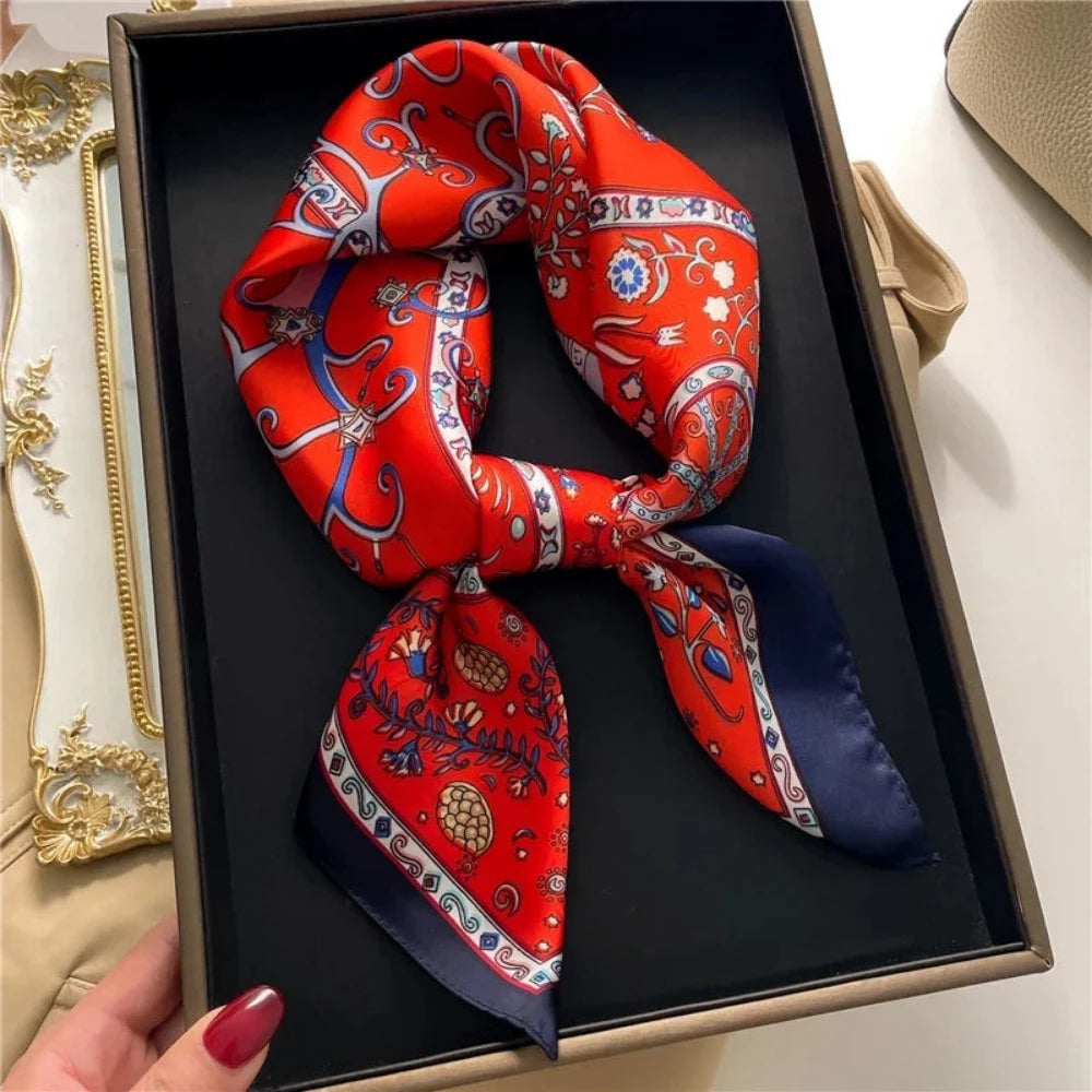 womens satin scarves neck head headwear neckerchief sjawl men's scarf ✈️ free.shipping