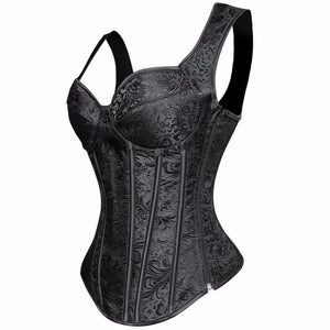 women corsets dark gothic everyday streetwear overbust leather corset ✈️ free.shipping