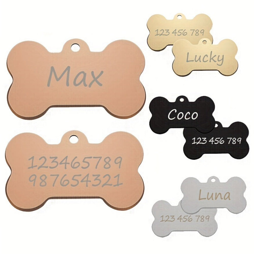Everyday.Discount buy cats dogs custom i.d.tag personalised engraved nameplate tiktok youtube videos fish bone shaped i.d.tag keychain stainless pendants custom pet's collar decoration i.d. engraved nametag instagram influencer keyring sos verification pendants personalized petshop everyday.discount free.shipping petmart dogs cats gravierte bone