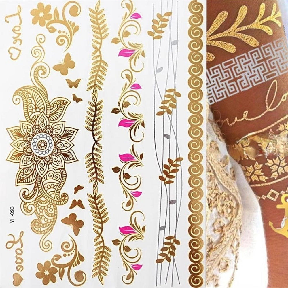 Everyday.Discount women's sparkle goldcolor maori inktattoo upperarm wrist breast vs above knee legs makeup decal cheap price mythical cute temporary inka style tribal exclusive coverup cute balm brow behind ear drawings armsleeve floral sleeves under above eyes heart ringfinger tattooart 