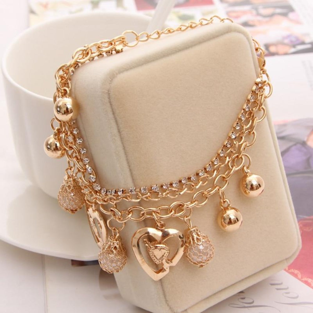 Everyday.Discount women charm bracelets multilayer boho beaded bangles jewelry 