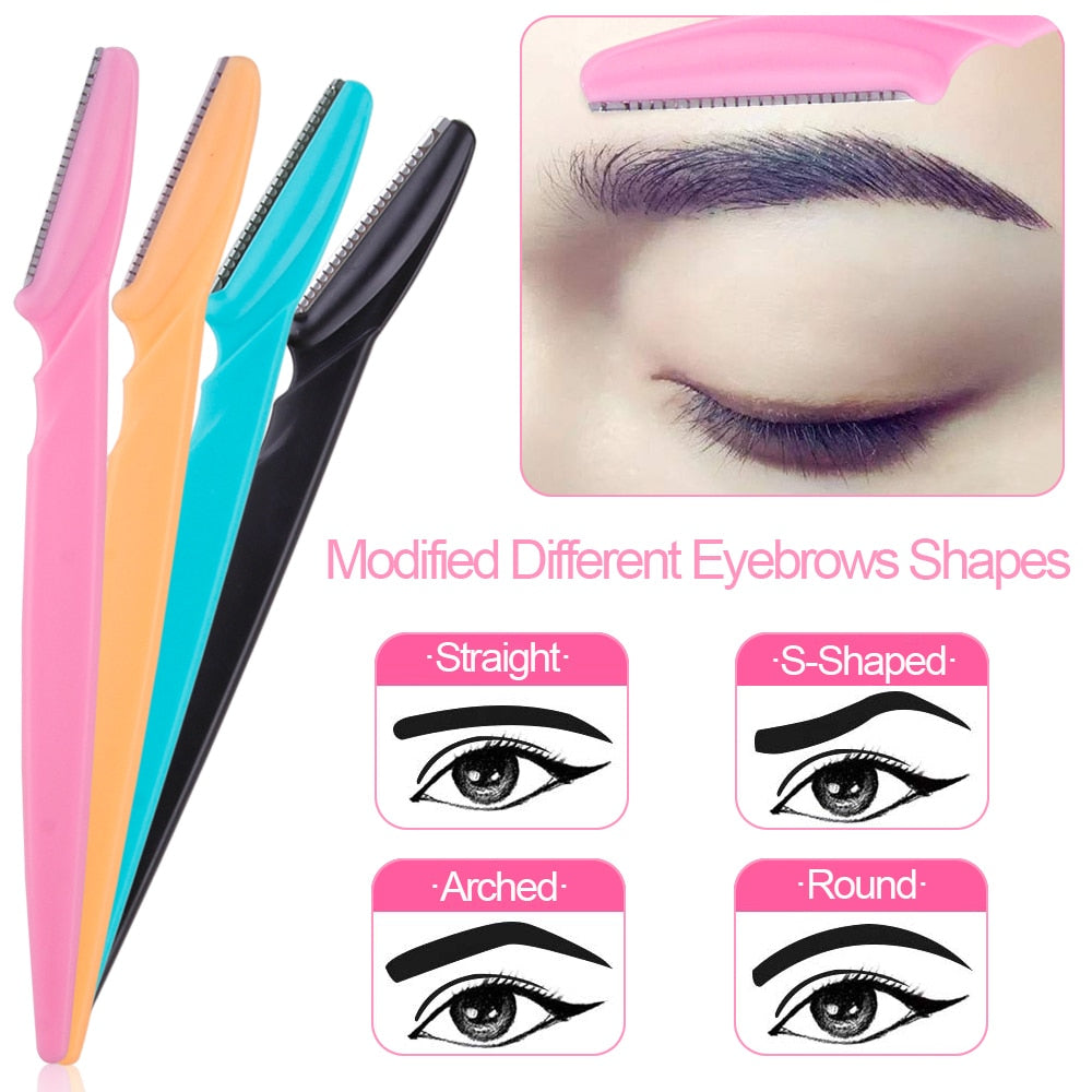Everyday.Discount buy eye brows razors bundle pinterest one blade scissor to shave eye brows facebookvs eyebrow contouring shaper tiktok youtube videos flawless eye brows grooming reddit shaving eye brows instagram influencer fashionblogger cosmetic eye brows contouring skincare gently remove eyebrow hairs razor everyday free.shipping 